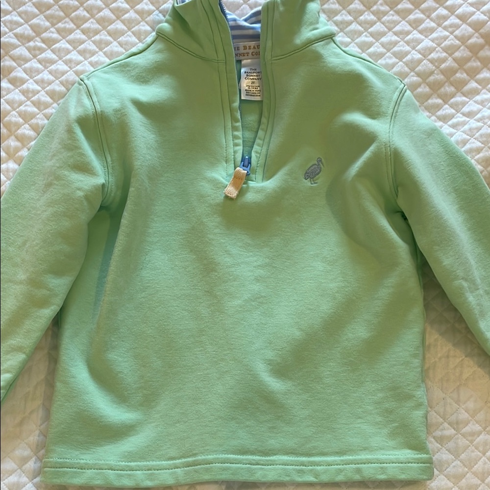 Kids Green Pullover Top